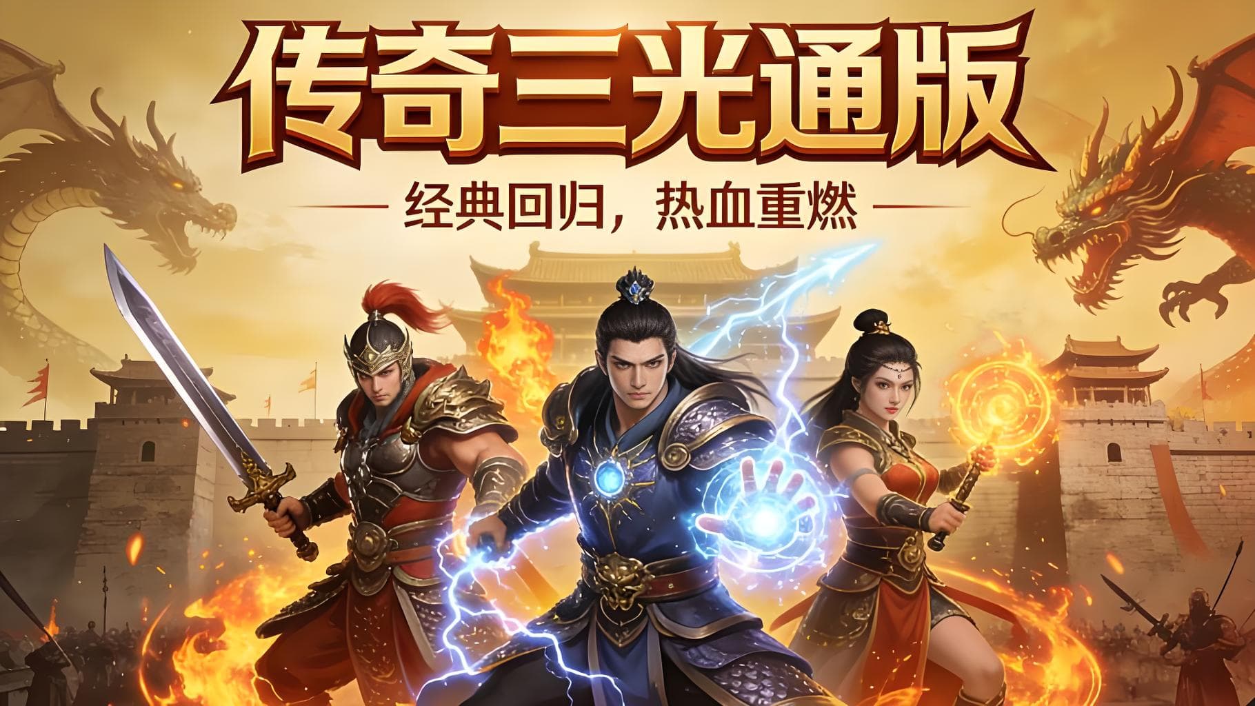 传奇3光通版手游官网：技能搭配升级指南三职业最优技能组合